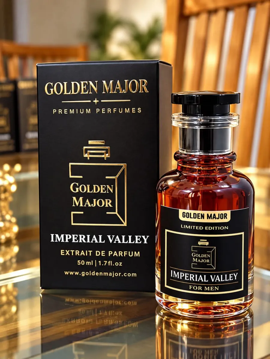 Golden Major perfume box